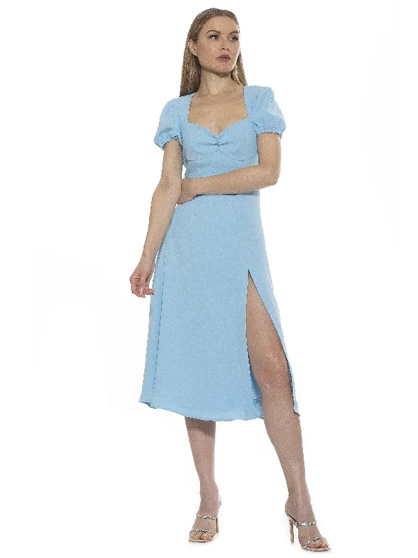 Gracie Midi Dress Comfortable Casual Midi Dress