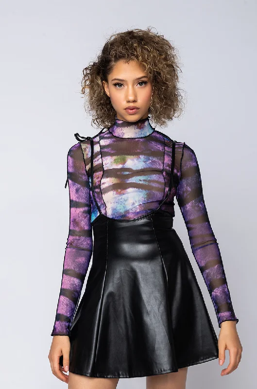CAN'T STAY AWAY MINI DRESS Trendy Tulle Mini Dress