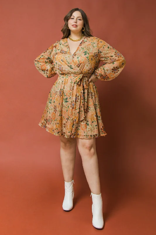 RADIANT LOVE WOVEN MINI DRESS Fashionable Polka Dot Mini Dress