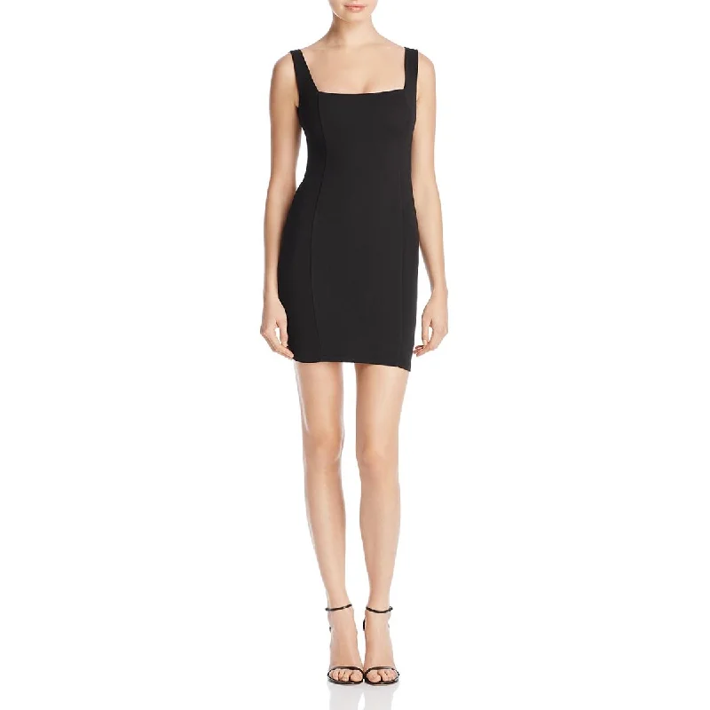 Nookie Womens Taylor  Ribbed Sleeveless Mini Dress