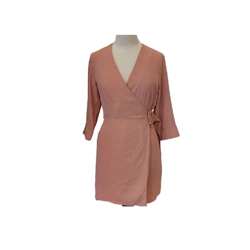 TopShop Peach Wrap Dress | Pre Loved |