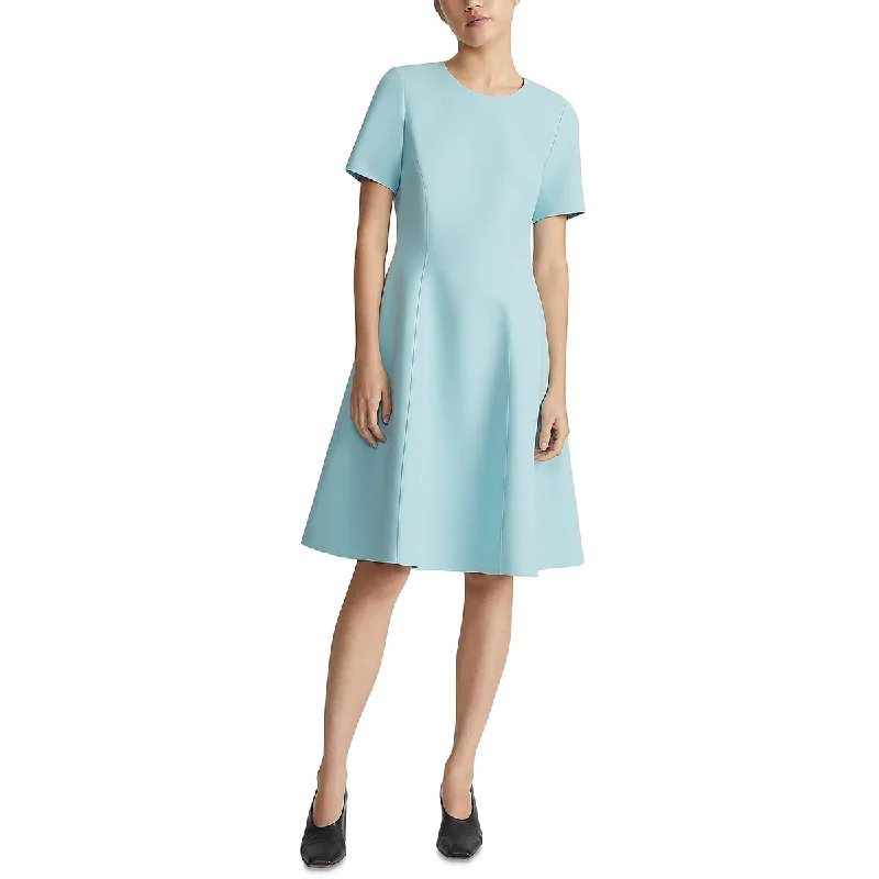 Lafayette 148 New York Womens Wool Knee-Length Mini Dress