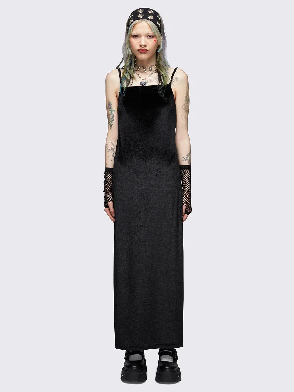 Elenora Velvet Maxi Dress