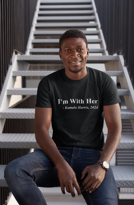 Kamala Harris - I'm With Her T-shirt (Unisex) Fleece Fabric Down Fabric Feather Fabric Kamala Harris - I'm With Her T-shirt (Unisex) Fleece Fabric Down Fabric Feather Fabric