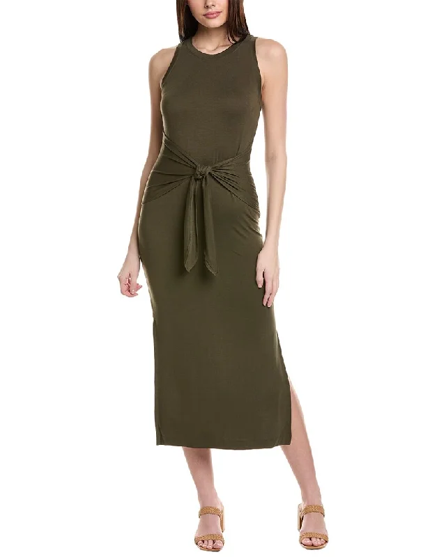 Michael Stars Tie Front Maxi Dress