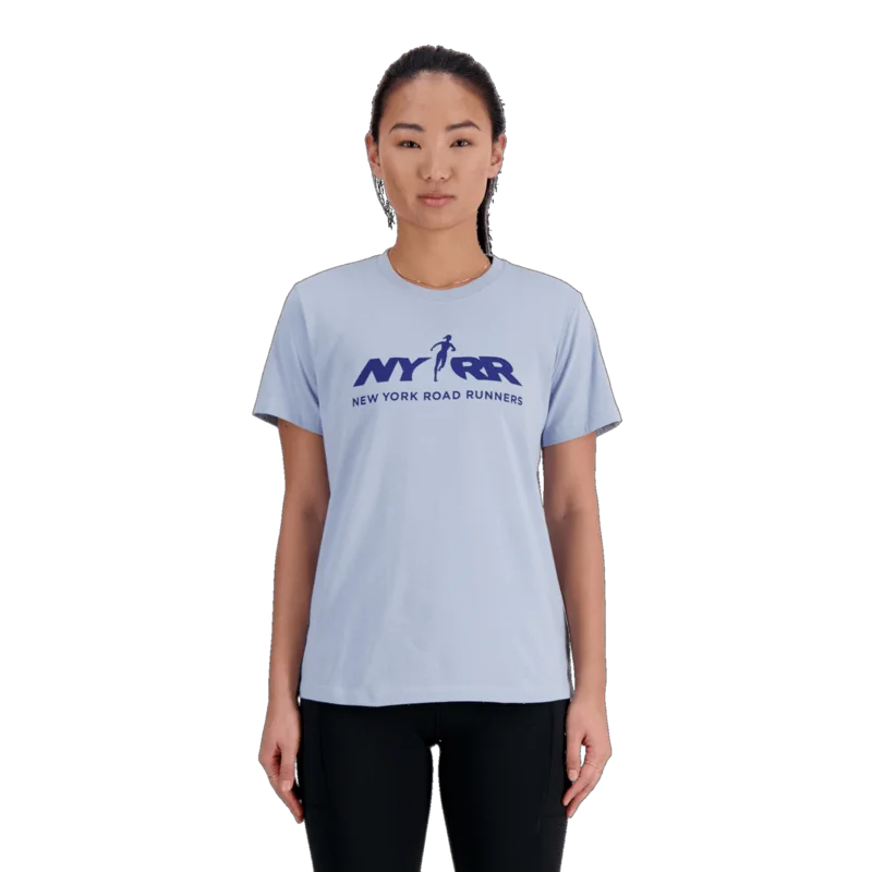 New Balance Women's Run For Life Graphic T-Shirt Graphic Embroidered Appliqued