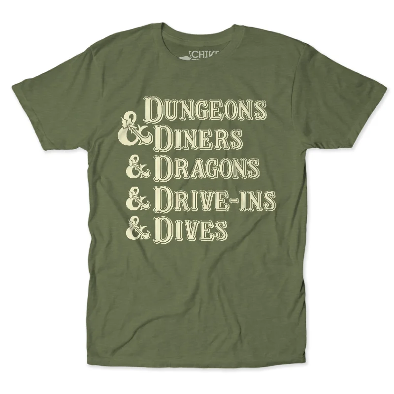 Quintuple D Unisex Tee Elegant Classic Vintage