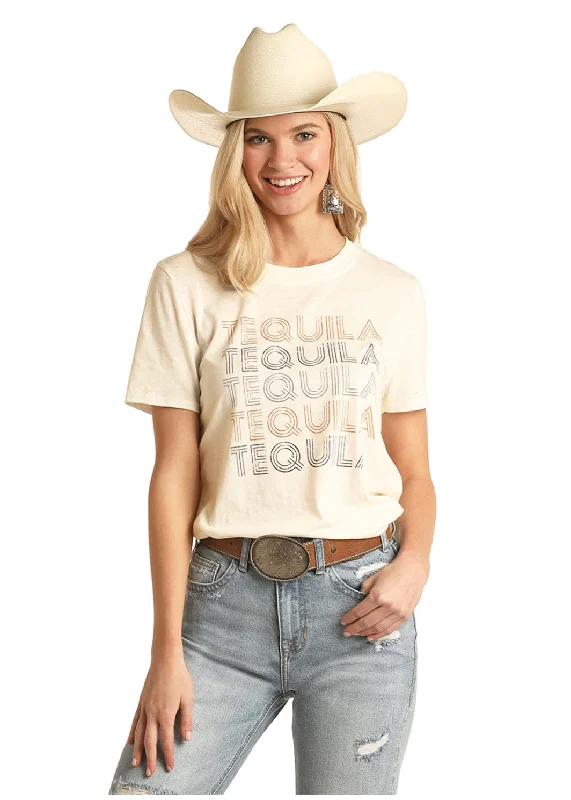 Rock & Roll Cowgirl Women's Tequila Graphic Tee 49T3242 Lace Blend Ribbed Blend Corduroy Blend Rock & Roll Cowgirl Women's Tequila Graphic Tee 49T3242 Lace Blend Ribbed Blend Corduroy Blend