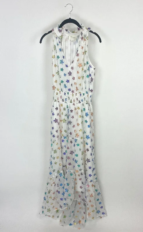 Shimmering Star High-Low Maxi Dress - Size 4