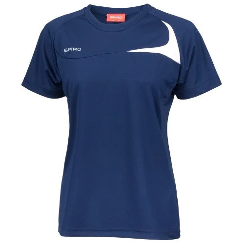 Spiro Womens/Ladies Sports Dash Performance Training T-Shirt Rayon Fabric Velvet Fabric Corduroy Fabric Spiro Womens/Ladies Sports Dash Performance Training T-Shirt Rayon Fabric Velvet Fabric Corduroy Fabric