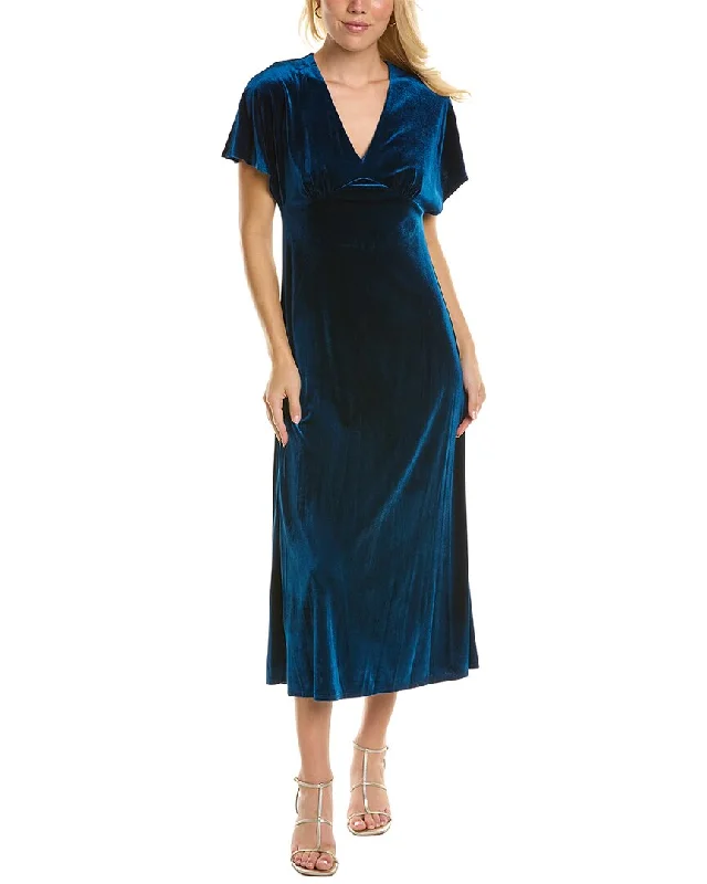 Taylor Stretch Velvet Maxi Dress