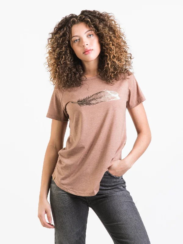 TENTREE FEATHERWAVE RAGLAN T-SHIRT - CLEARANCE Hooded Caped Shawl Collar