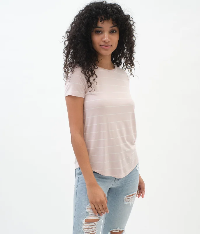 Aeropostale Seriously Soft Striped Crew Tee