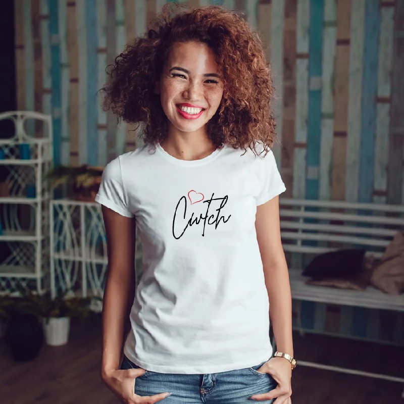 Cwtch Graffiti Heart - Women's Welsh T-Shirt