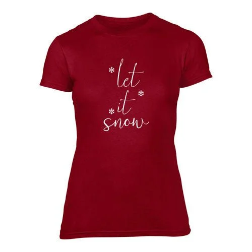 Let It Snow - Women'S Christmas T-Shirt