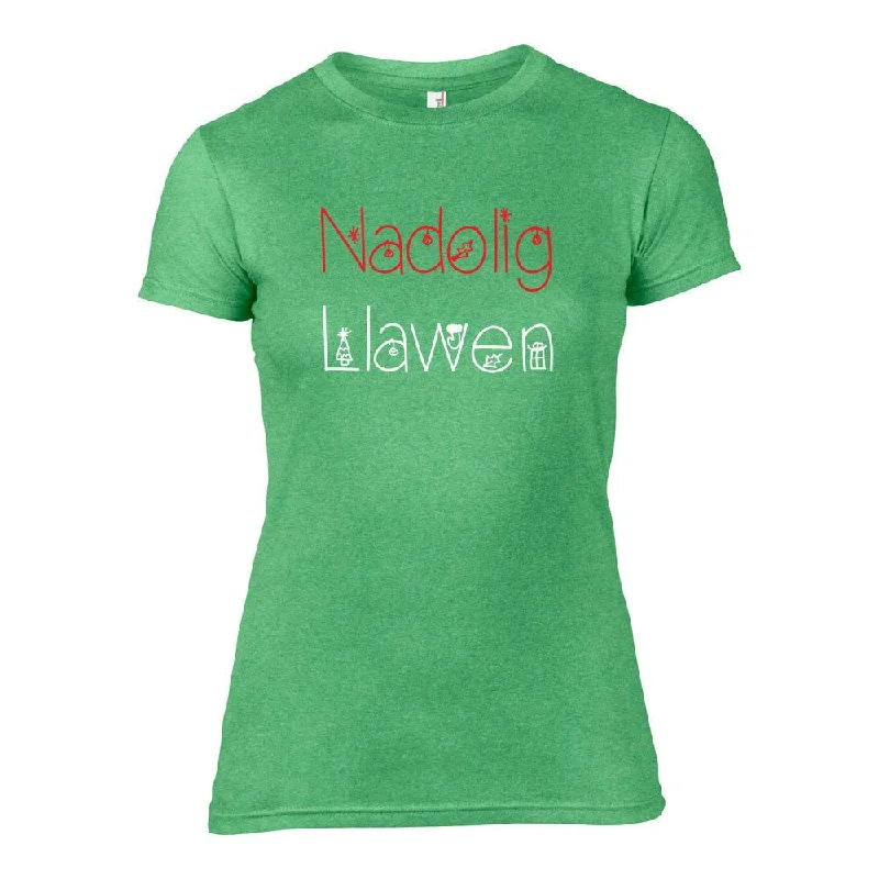 Nadolig Llawen - Women's Christmas T-Shirt