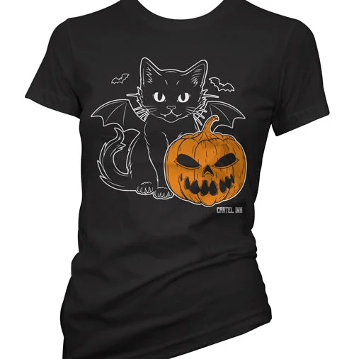 Bat Cat Creepy Women's T-Shirt