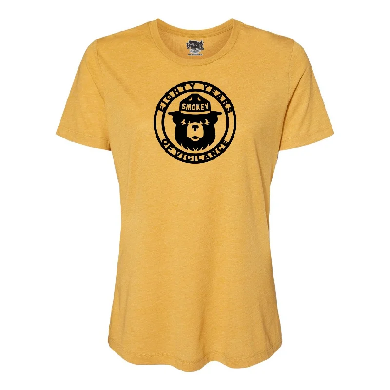 Smokey Bear 80 Years Women's Crewneck Tee