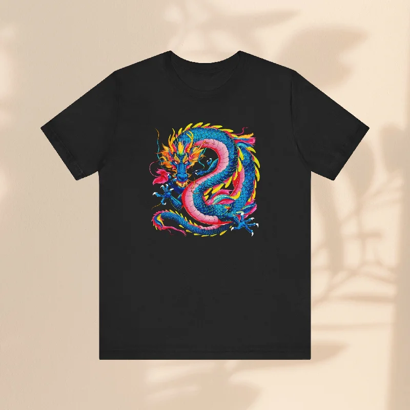 Unisex Jersey Short Sleeve Tee - Groovy Dragon