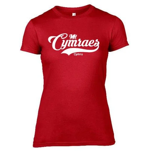 Womens Vintage Cymraes Welsh T-Shirt