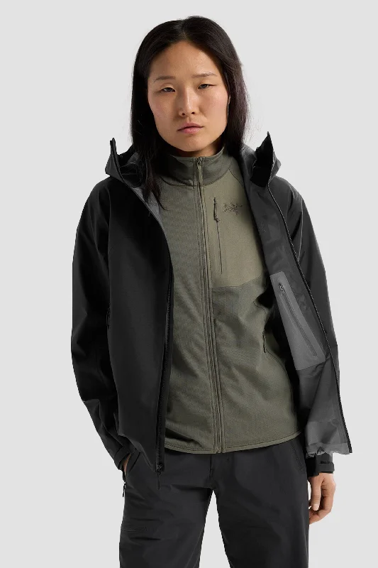 Arc'teryx Women's Beta SL Jacket in Black Notch Collar Jacket Peter Pan Collar Jacket Cowl Neck Jacket Arc'teryx Women's Beta SL Jacket in Black Notch Collar Jacket Peter Pan Collar Jacket Cowl Neck Jacket