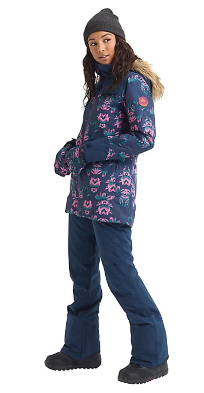 BURTON W LELAH JACKET DRESS BLUE STYLUS/DRESS BLUE HEATHER Faux Fur Jacket Real Fur Jacket Shearling Jacket BURTON W LELAH JACKET DRESS BLUE STYLUS/DRESS BLUE HEATHER Faux Fur Jacket Real Fur Jacket Shearling Jacket