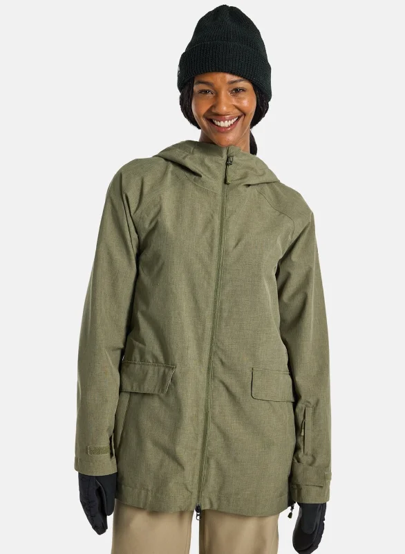 Burton Women's Lalik 2L Jacket Forest Moss Chenille Fabric Brocade Fabric Lace Fabric Burton Women's Lalik 2L Jacket Forest Moss Chenille Fabric Brocade Fabric Lace Fabric