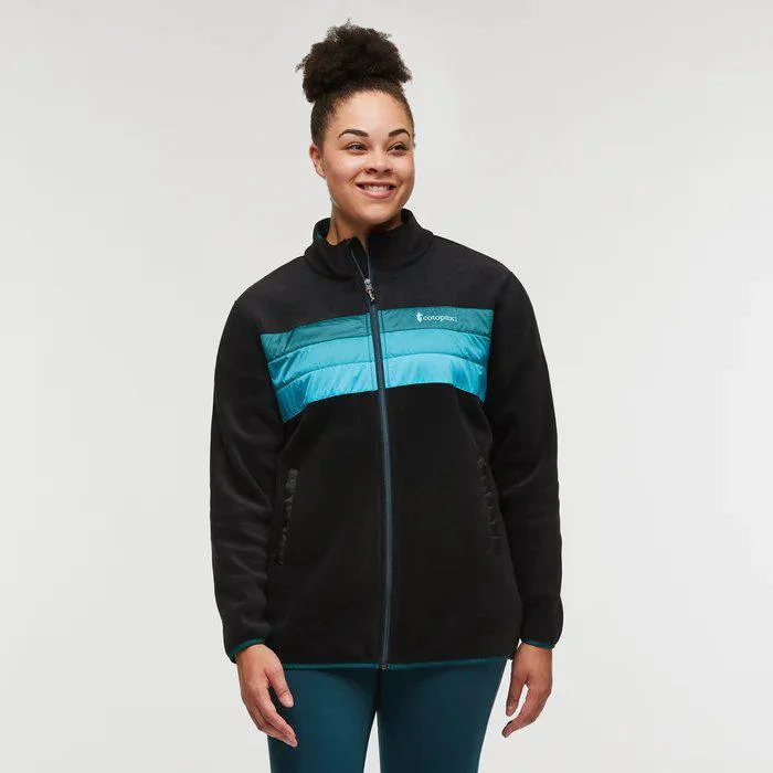 Cotopaxi Women's Teca Fleece Full-Zip Jacket Denim Fabric Leather Fabric Suede Fabric Cotopaxi Women's Teca Fleece Full-Zip Jacket Denim Fabric Leather Fabric Suede Fabric