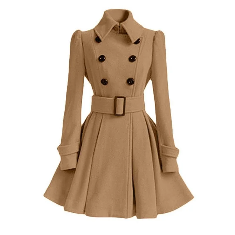 HEATHER Design Women's Fine Fashion Classic Luxury Style Designer Brown Khaki Wool Coat Jacket Wool Jacket Cashmere Jacket Tweed Jacket HEATHER Design Women's Fine Fashion Classic Luxury Style Designer Brown Khaki Wool Coat Jacket Wool Jacket Cashmere Jacket Tweed Jacket