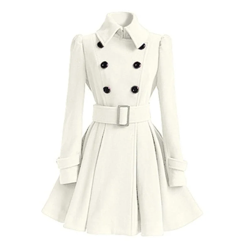HEATHER Design Women's Fine Fashion Luxury Classic Style Designer White Wool Coat Jacket Rayon Fabric Velvet Fabric Corduroy Fabric HEATHER Design Women's Fine Fashion Luxury Classic Style Designer White Wool Coat Jacket Rayon Fabric Velvet Fabric Corduroy Fabric