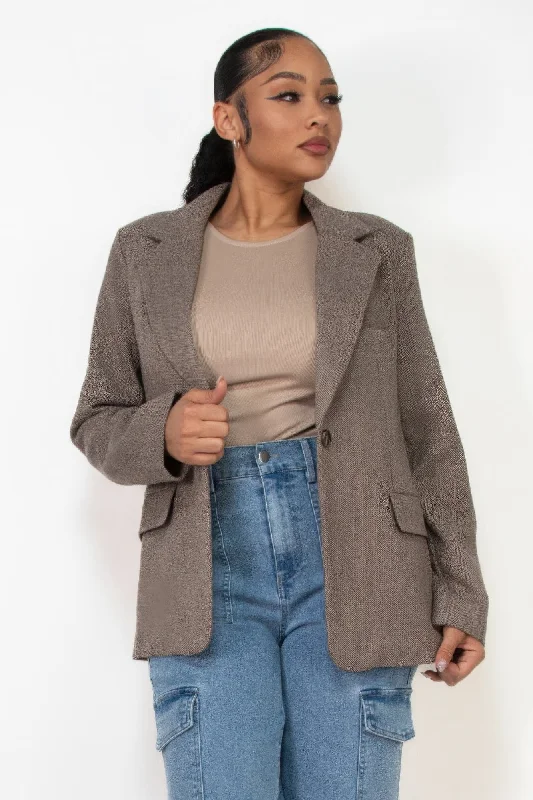 Single-breasted Herringbone Notch Jacket V-Neck Jacket Boat Neck Jacket Square Neck Jacket Single-breasted Herringbone Notch Jacket V-Neck Jacket Boat Neck Jacket Square Neck Jacket