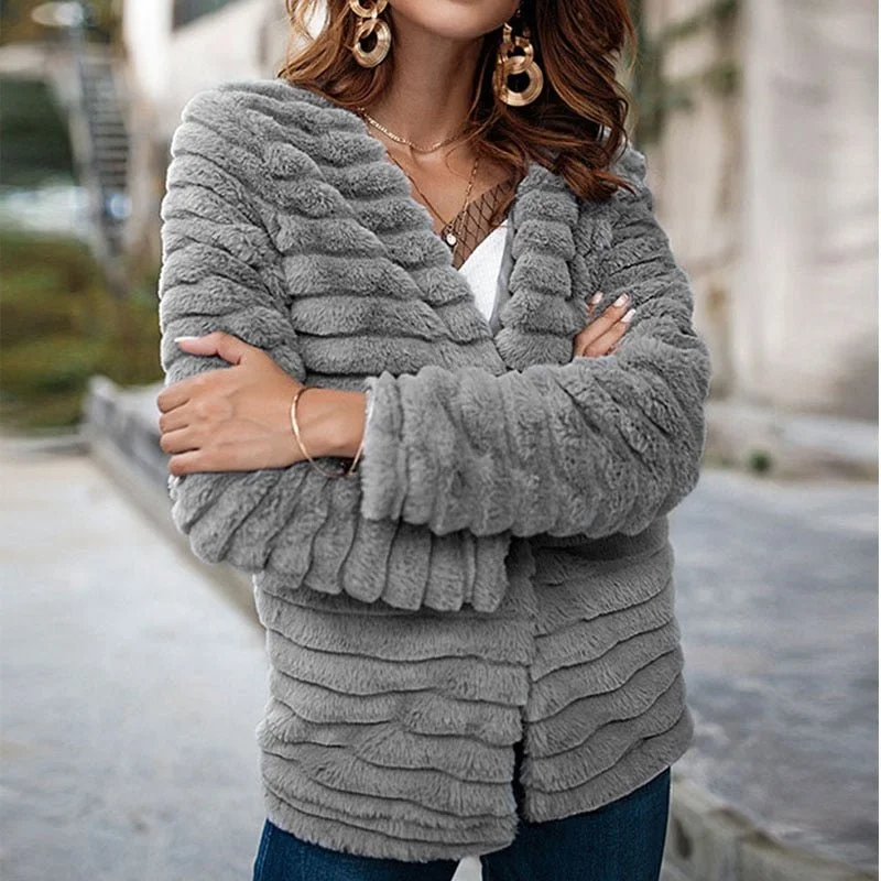 Cardigan Fur Coat Women Long Sleeve Shaggy Faux Fur Jacket Appliqued Jacket Beaded Jacket Sequined Jacket Cardigan Fur Coat Women Long Sleeve Shaggy Faux Fur Jacket Appliqued Jacket Beaded Jacket Sequined Jacket