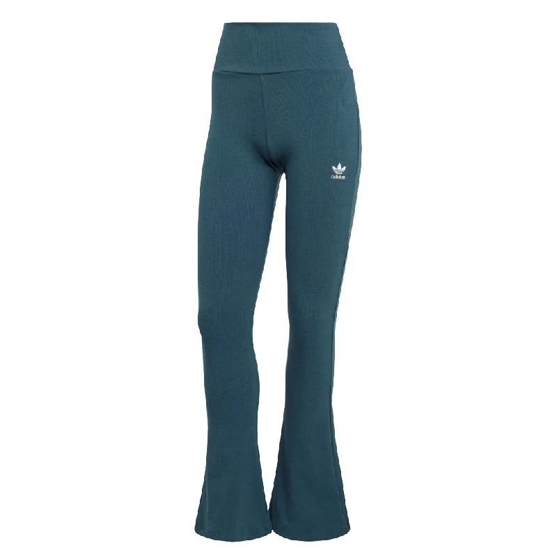 adidas - Women's Essentials Ribbed Flared Leggings (IJ5400) Fashionable Leather-Look Leggings adidas - Women's Essentials Ribbed Flared Leggings (IJ5400) Fashionable Leather-Look Leggings