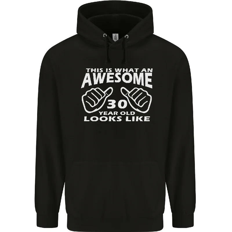 30th Birthday 30 Year Old This Is What Mens 80% Cotton Hoodie Hoodie with Applique Textured Unique 30th Birthday 30 Year Old This Is What Mens 80% Cotton Hoodie Hoodie with Applique Textured Unique