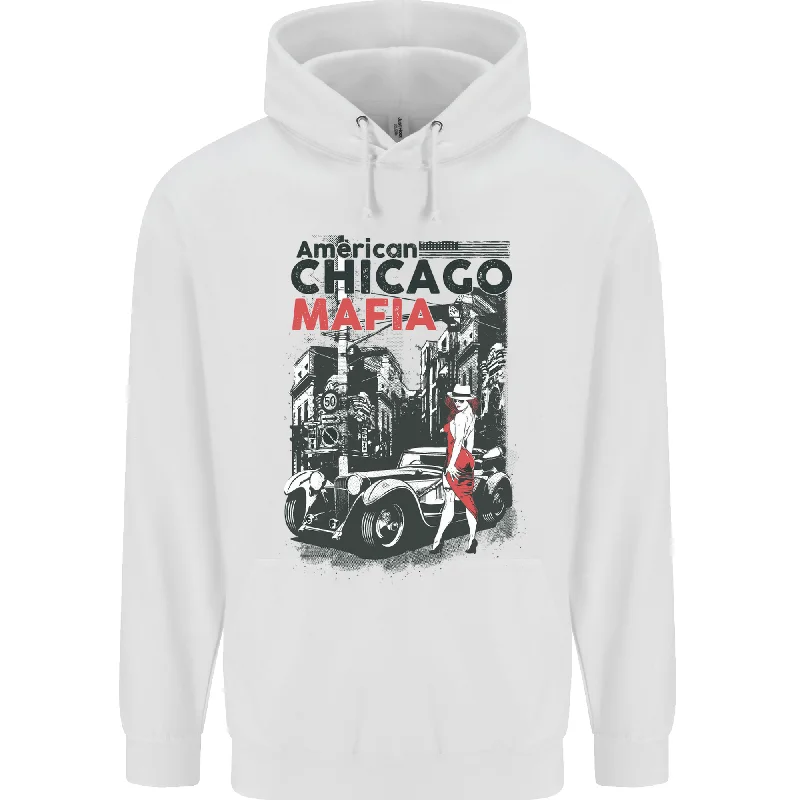 American Chicago Mafia Mens 80% Cotton Hoodie