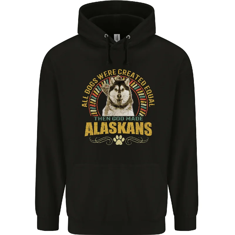 An Alaskan Dog Mens 80% Cotton Hoodie