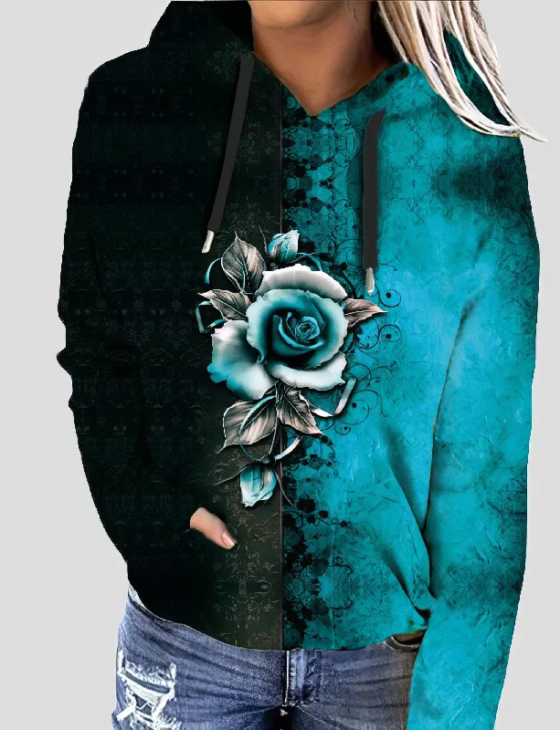 Artistic Rose Hoodie