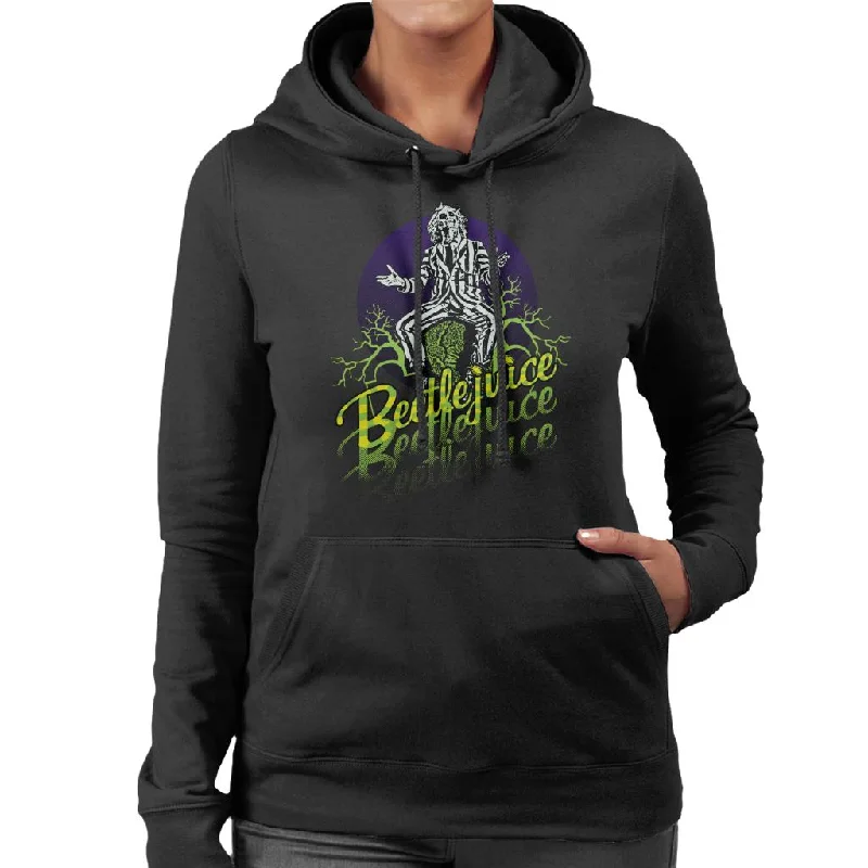 Beetlejuice Halloween Striped Suit Women's Hooded Sweatshirt Zip Hoodie Drawstring Kangaroo Pocket Beetlejuice Halloween Striped Suit Women's Hooded Sweatshirt Zip Hoodie Drawstring Kangaroo Pocket