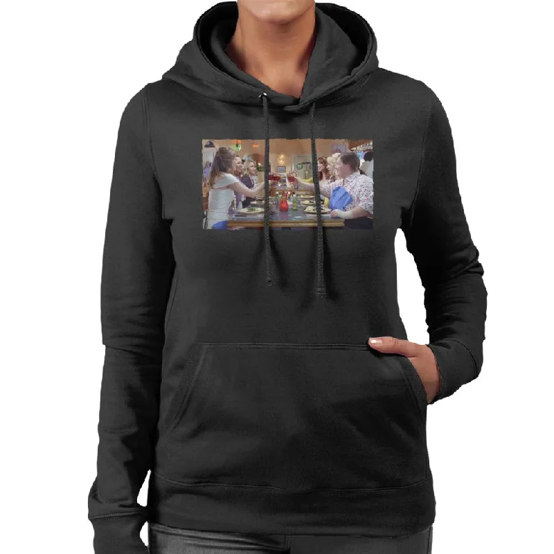 Bridesmaids Bridal Dinner Party Women's Hooded Sweatshirt Hoodie with Cuffed Sleeves Snug Secure Bridesmaids Bridal Dinner Party Women's Hooded Sweatshirt Hoodie with Cuffed Sleeves Snug Secure
