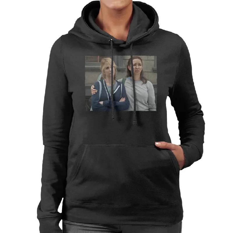 Bridesmaids Lillian Arm Around Annie Women's Hooded Sweatshirt Hoodie Jacket Zipper Layering Bridesmaids Lillian Arm Around Annie Women's Hooded Sweatshirt Hoodie Jacket Zipper Layering