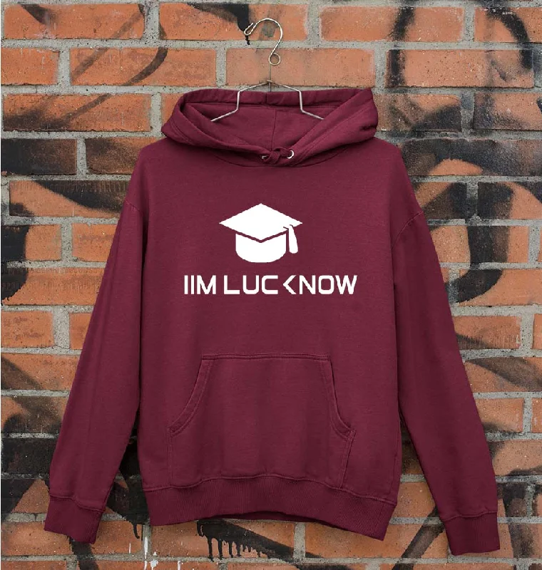 IIM L Lucknow Unisex Hoodie for Men/Women Hoodie with Color Block Contrast Stylish