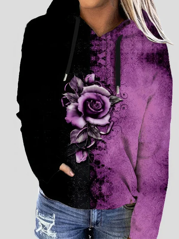 Intricate Rose Hoodie