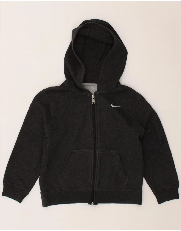 NIKE Boys Zip Hoodie Sweater 6-7 Years Large Grey Hoodie with Back Slit Movement Comfort NIKE Boys Zip Hoodie Sweater 6-7 Years Large Grey Hoodie with Back Slit Movement Comfort