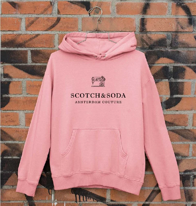 Scotch & Soda Unisex Hoodie for Men/Women Hoodie with Hem Drawcord Adjustable Customizable Scotch & Soda Unisex Hoodie for Men/Women Hoodie with Hem Drawcord Adjustable Customizable