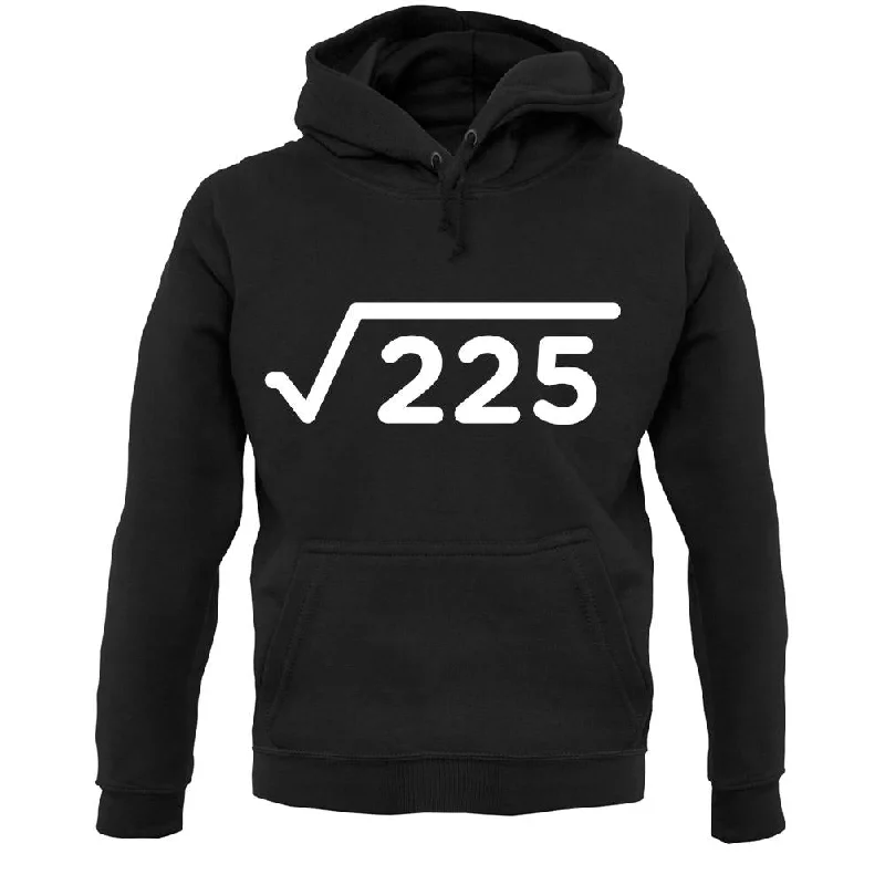 Square Root Birthday 15 Unisex Hoodie