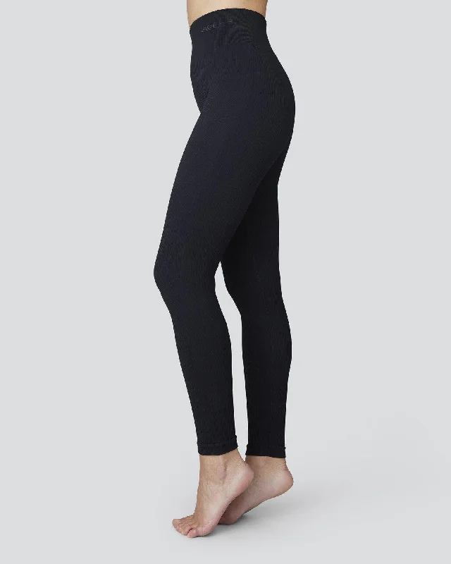 Tyra Rib Leggings Stylish Stretch Pants Leggings
