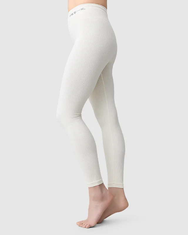 Tyra Rib Leggings Fashionable Solid Color Tights