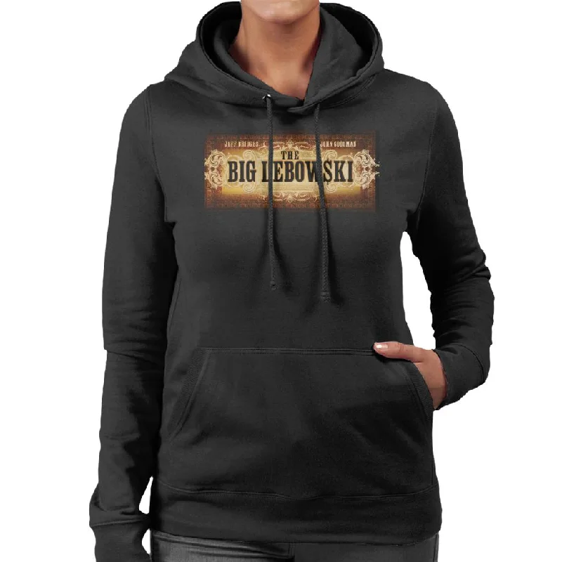 The Big Lebowski Banner Women's Hooded Sweatshirt Hoodie with Raglan Sleeves Sporty Comfortable The Big Lebowski Banner Women's Hooded Sweatshirt Hoodie with Raglan Sleeves Sporty Comfortable