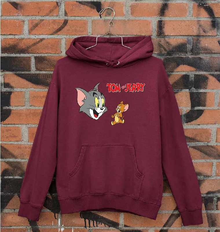 Tom and Jerry Unisex Hoodie for Men/Women Hoodie with Batwing Sleeves Loose Dramatic Tom and Jerry Unisex Hoodie for Men/Women Hoodie with Batwing Sleeves Loose Dramatic