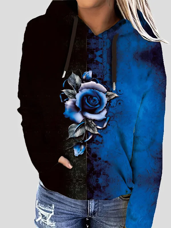 Trendy Rose Hoodie